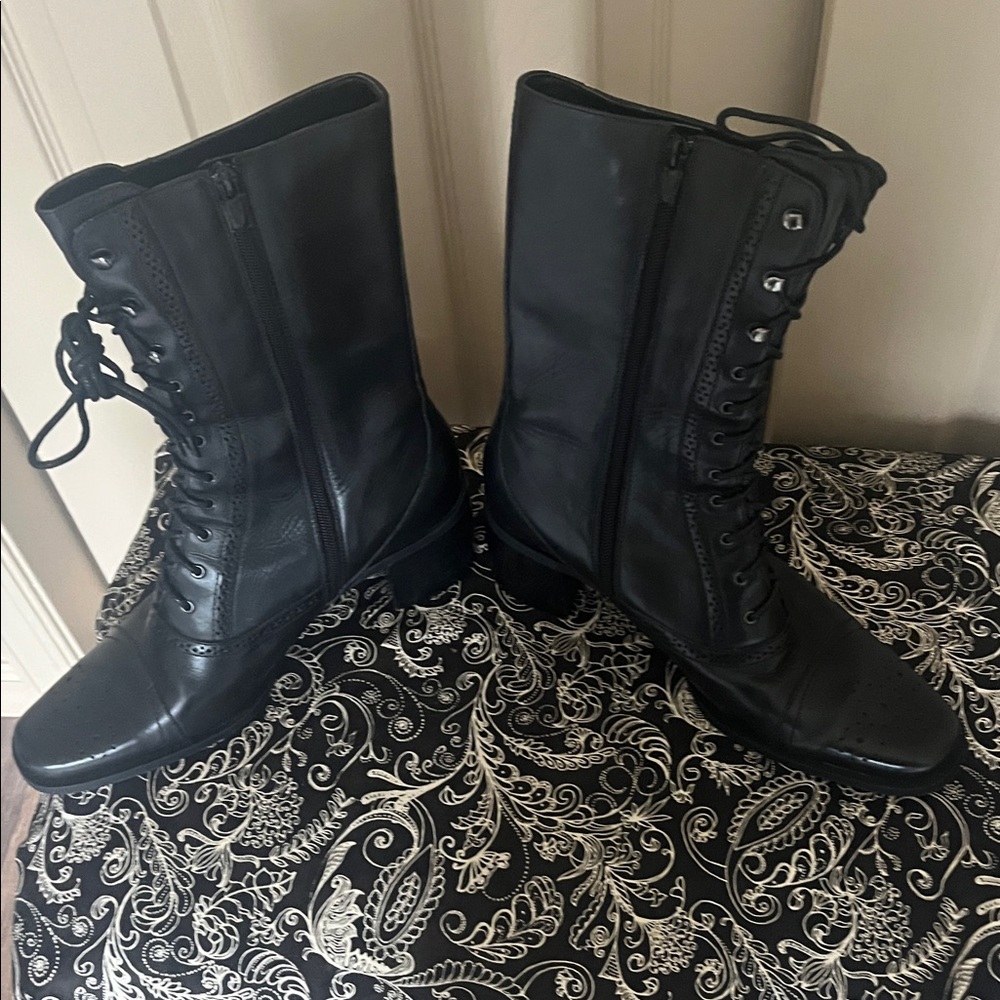 Franco Sarto granny lace up boot sz 10 NWOT - Picture 4 of 14